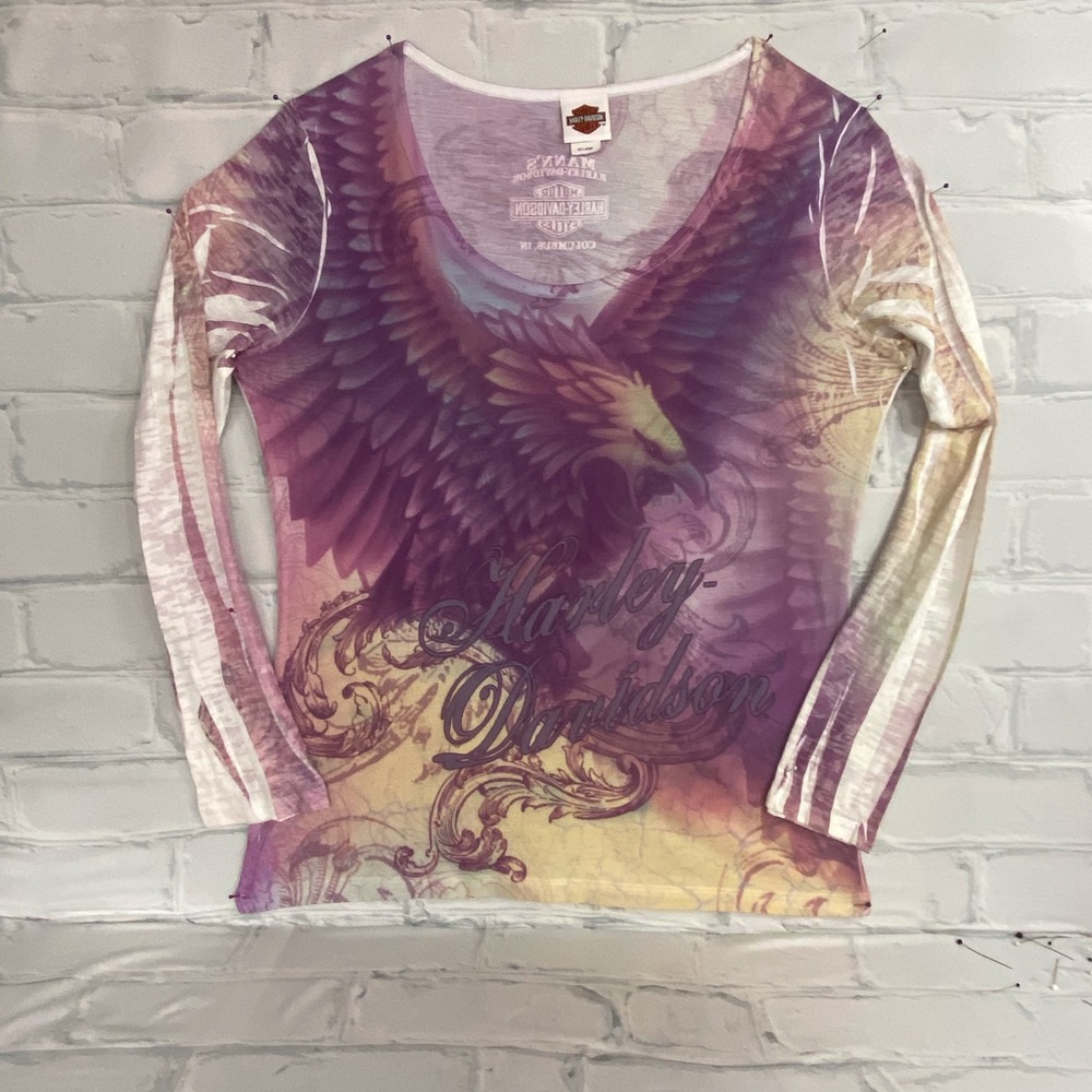 Long Sleeve Plus Size Harley Tee